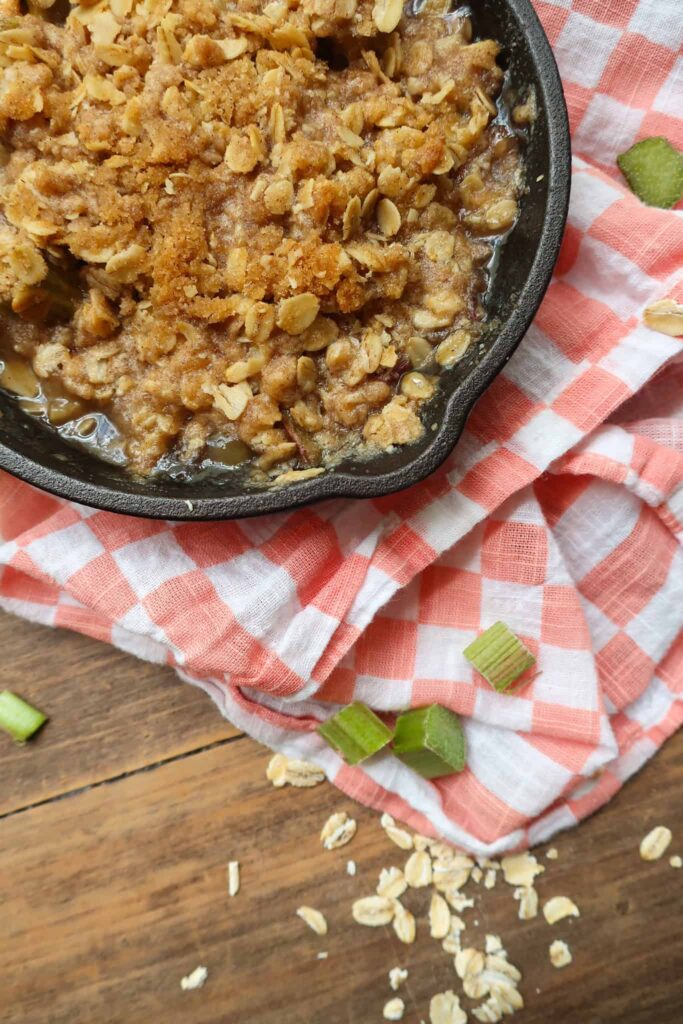 single serve crisp dessert