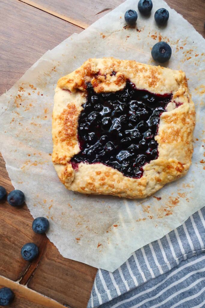 mini blueberry galette recipe