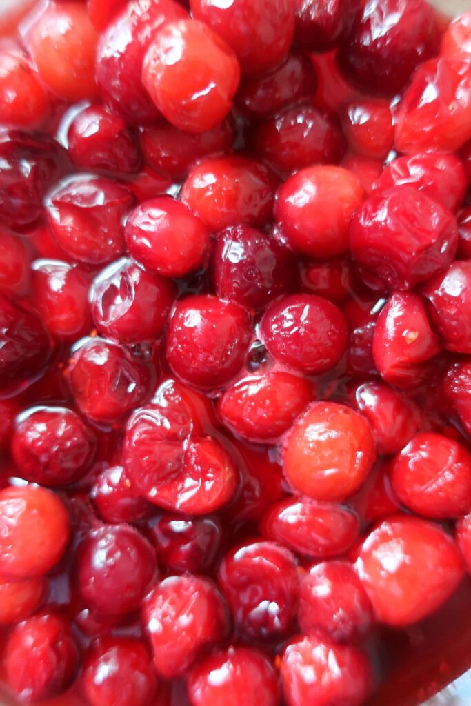 cranberry consommé homemade dessert toppings