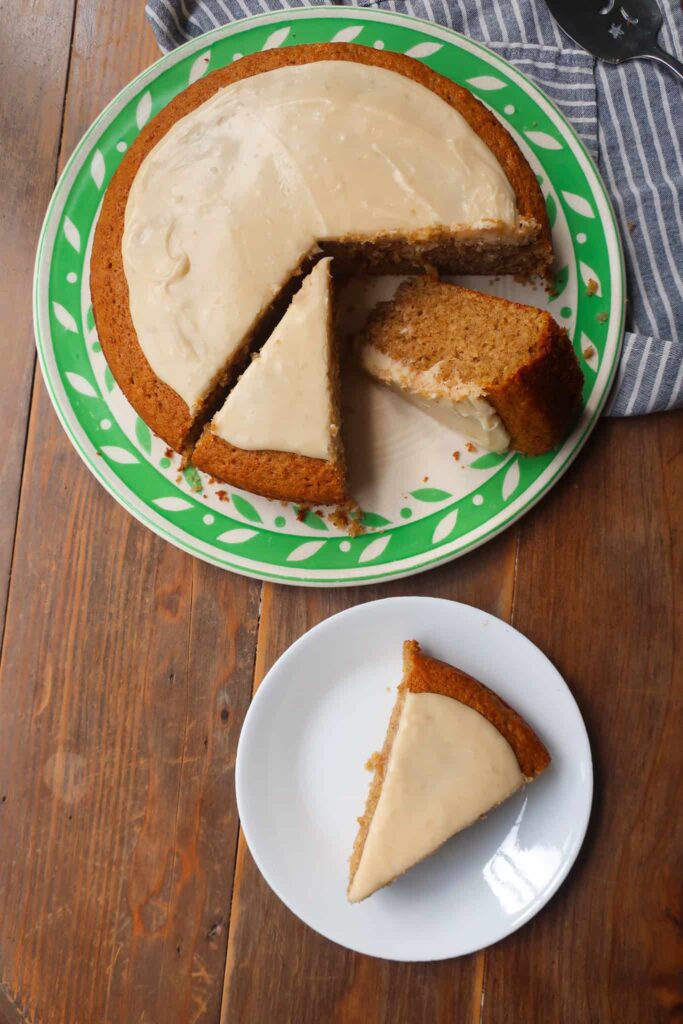 salted vanilla glaze for cakes and cookies