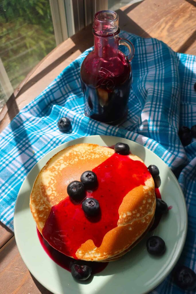 homemade dessert toppings easy blueberry syrup