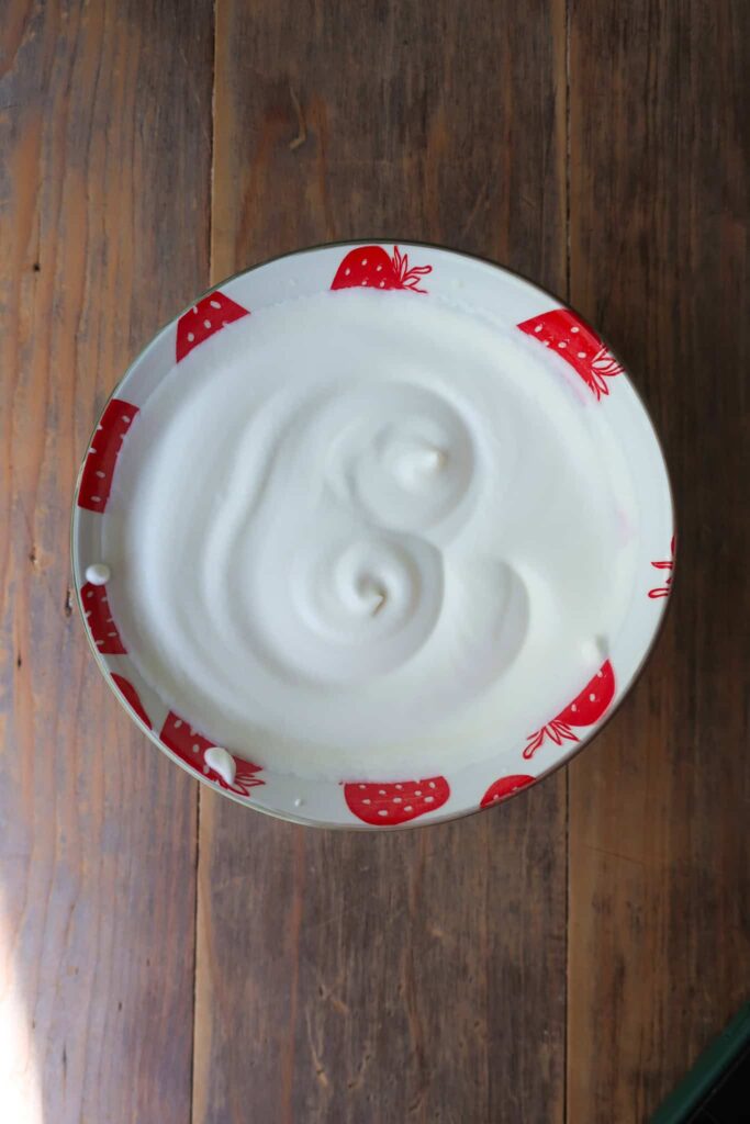 two ingredient whipped cream
