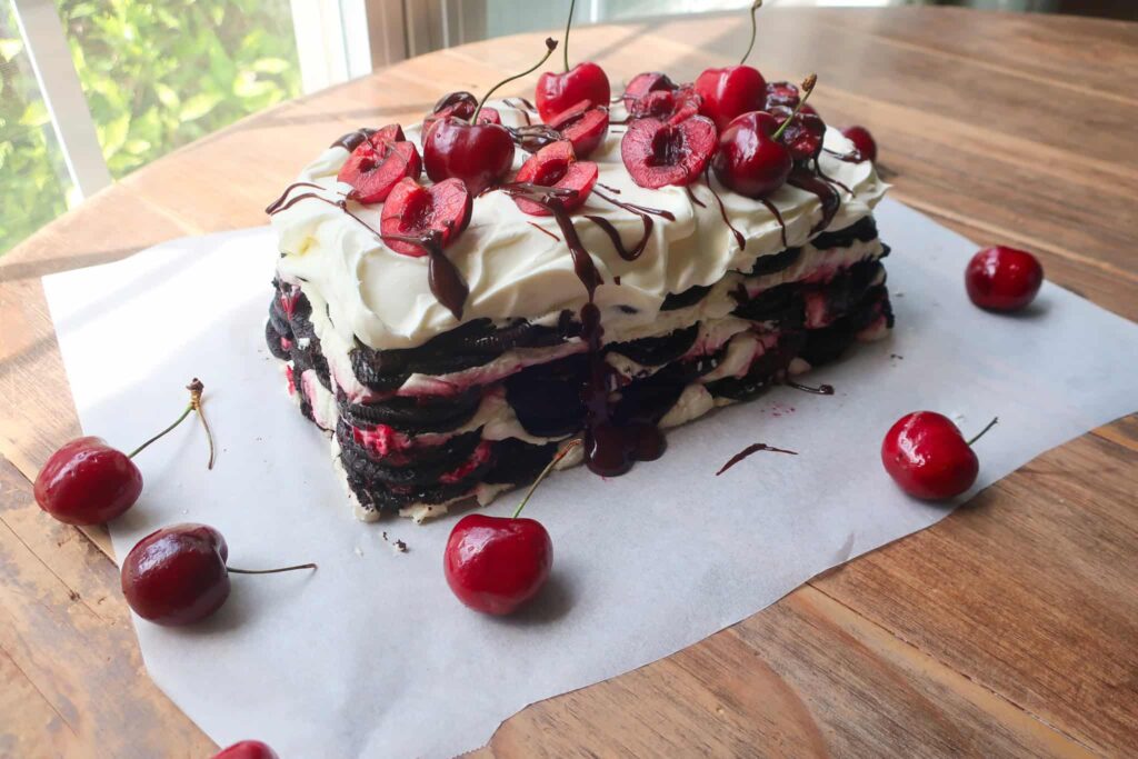 Black Forest icebox cake