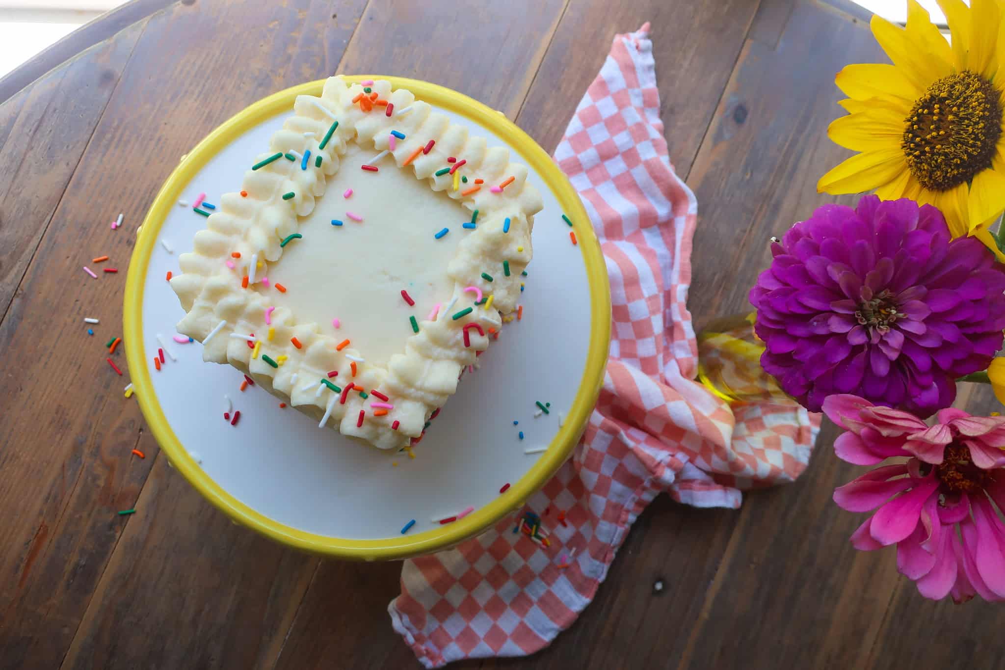 small batch funfetti cake recipe