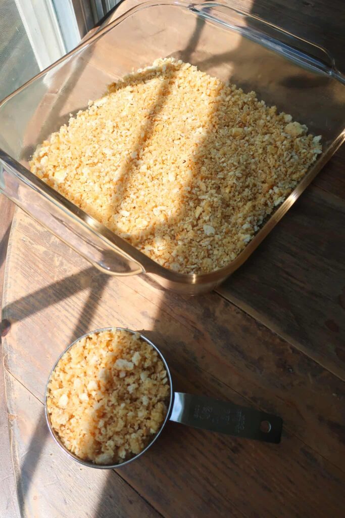 buttery no-bake ritz cracker crust