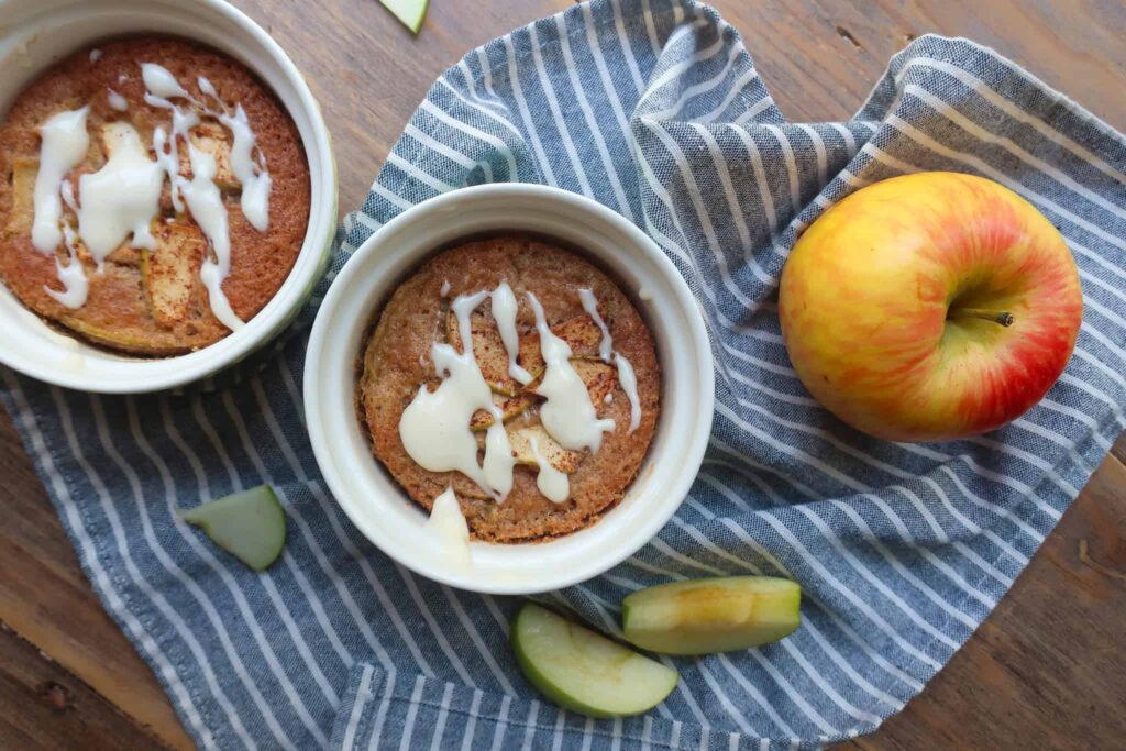 small apple cake recipe for two