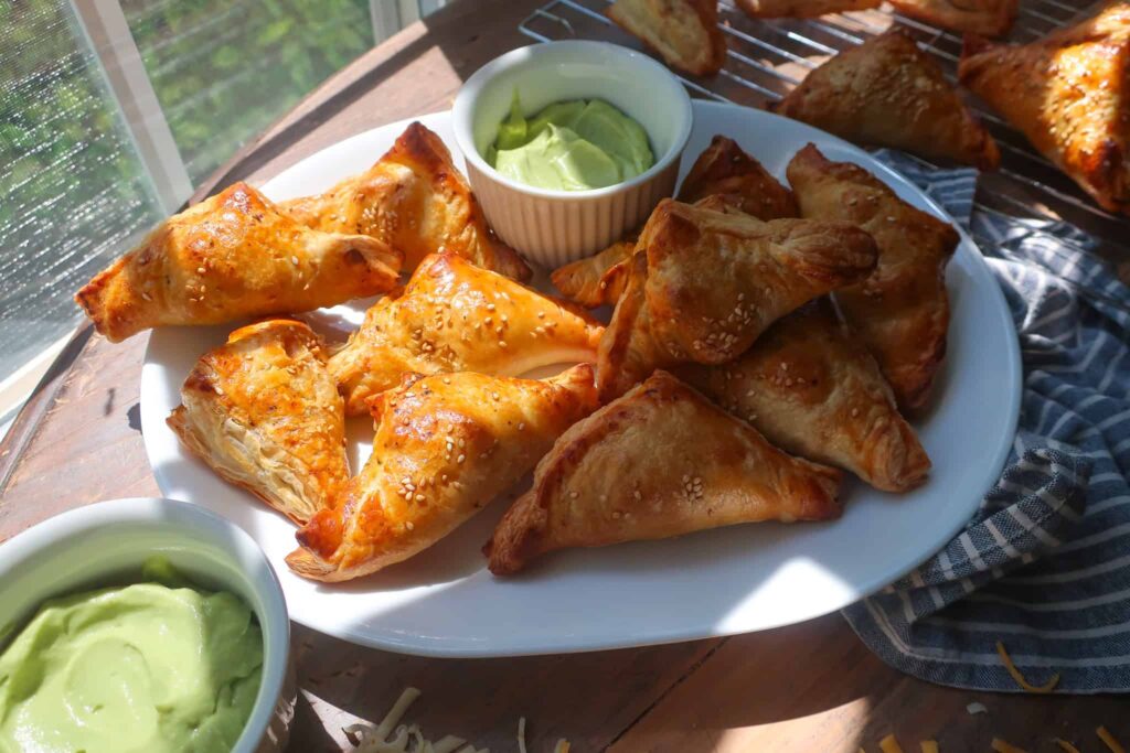 taco puff pastry party snack