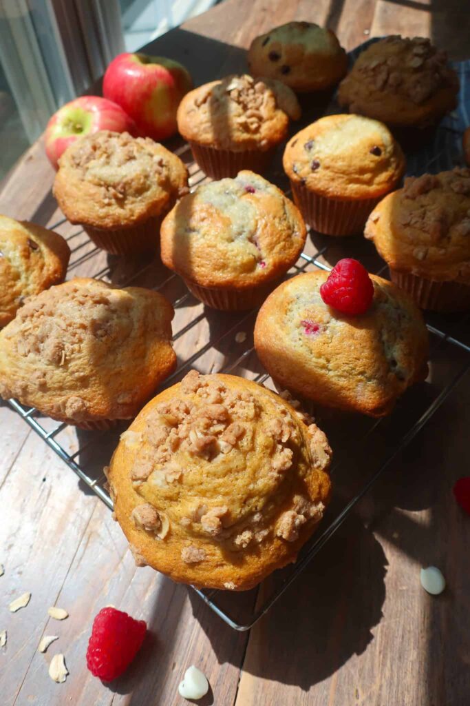 many muffin flavors in one bowl of batter